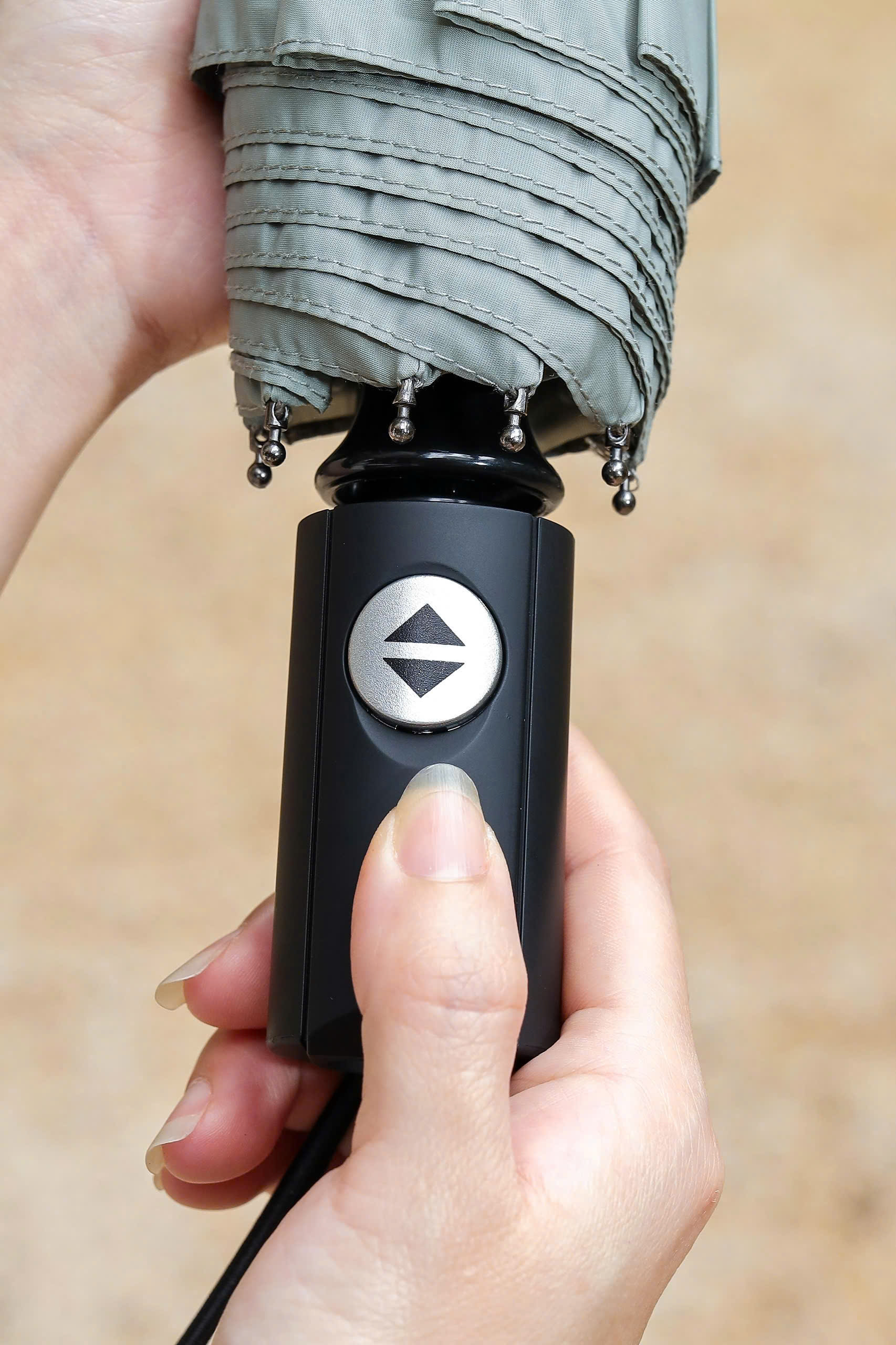 Ô tự động 2 chiều ghi nhớ nếp gấp Kaiyo, màu xanh mint [mã KCU-9576]