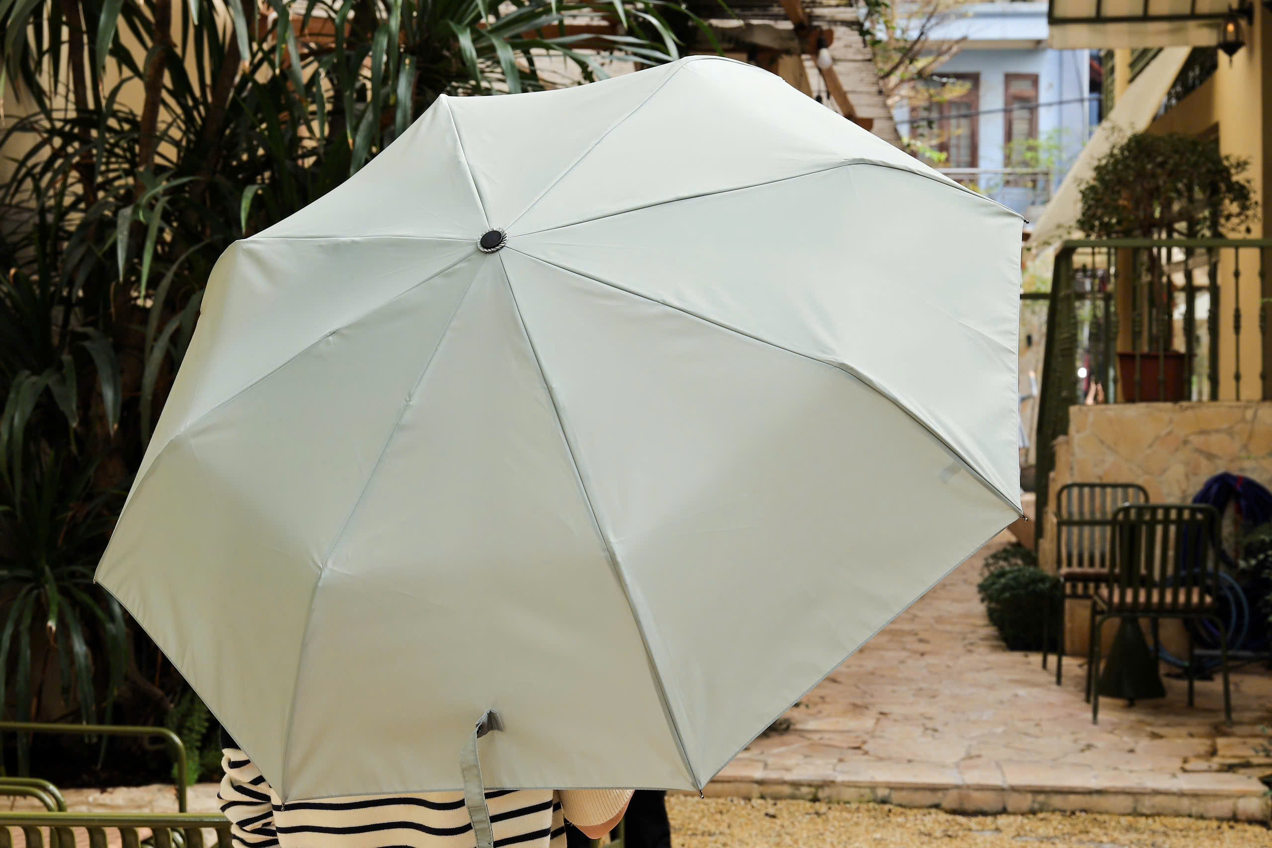 Ô tự động 2 chiều ghi nhớ nếp gấp Kaiyo, màu xanh mint [mã KCU-9576]