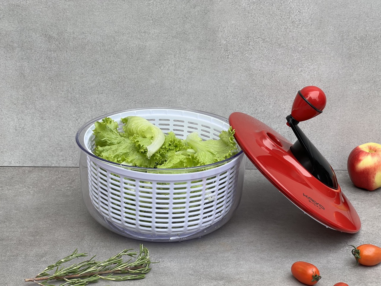Rổ quay rau Kaiyo màu đỏ, đường kính 26cm, thể tích 5,5 lít | CÔNG TY ...