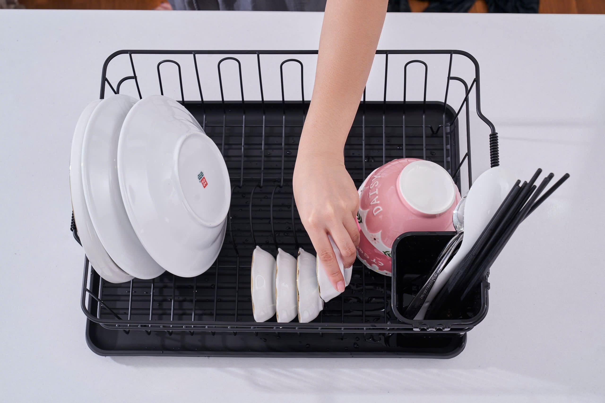 Giá úp bát có khay hứng nước Kaiyo