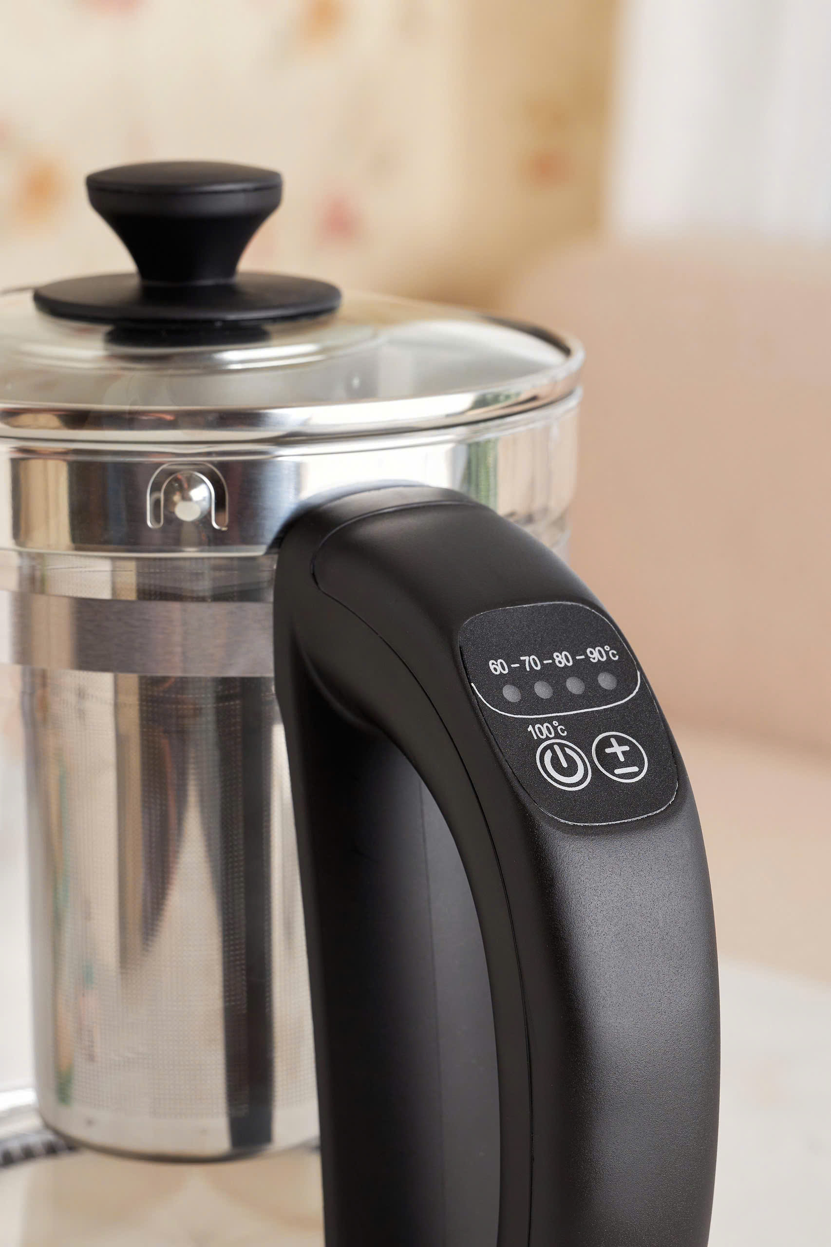 Ấm siêu tốc thuỷ tinh borosilicate Kaiyo 1.7L (KEK-062)