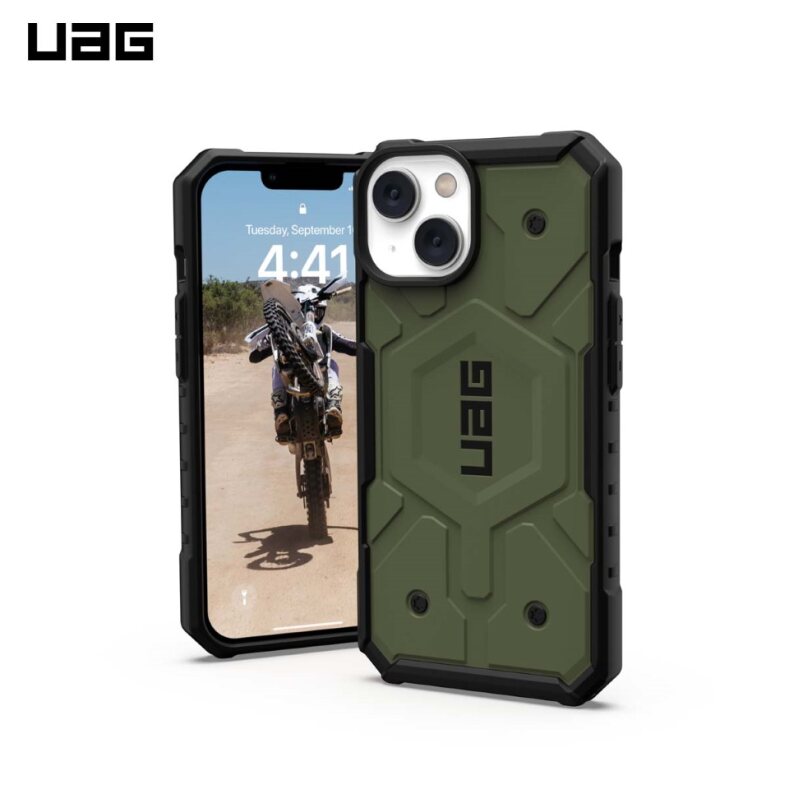 Ốp lưng iPhone 13/14 - UAG Pathfinder Magsafe - Olive
