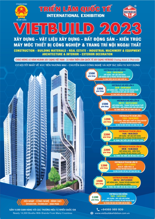 TRIỂN LÃM QUỐC TẾ VIETBUILD HÀ NỘI 2023 - LẦN 2