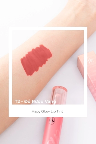 Hapy Glow Lip Tint - Son tint bóng siêu lì cho đôi môi căng mọng bền màu