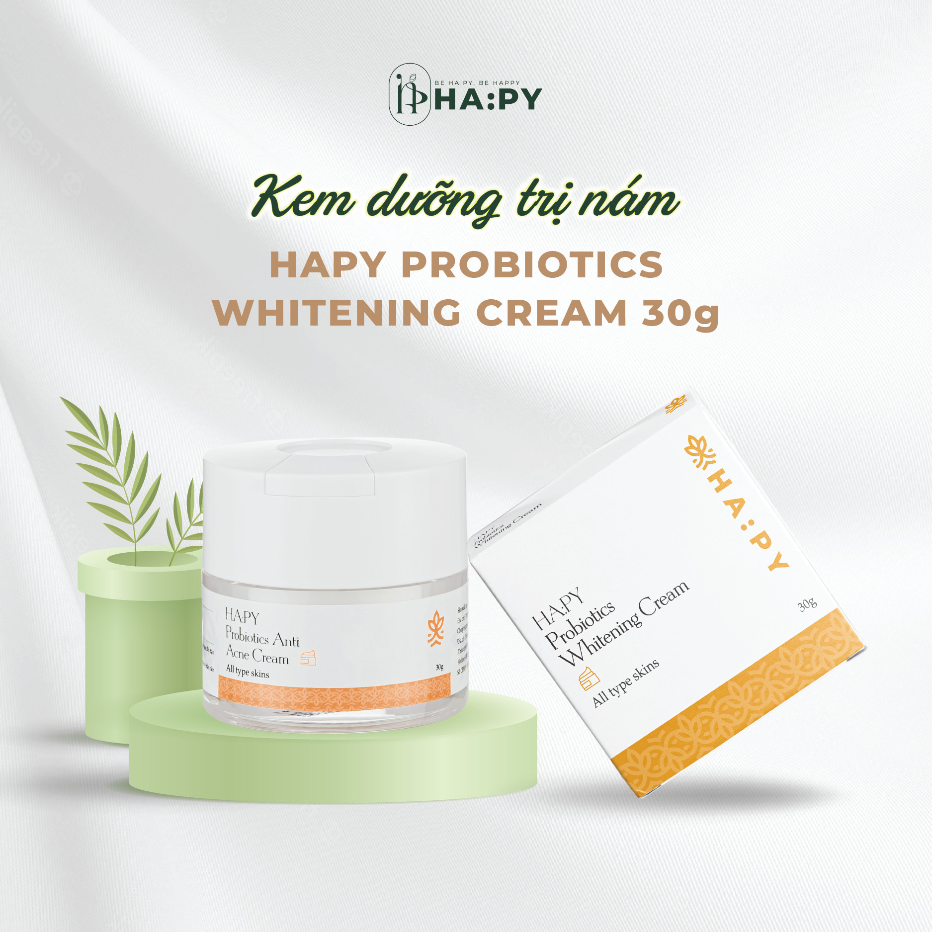 HAPY PROBIOTICS WHITENING CREAM