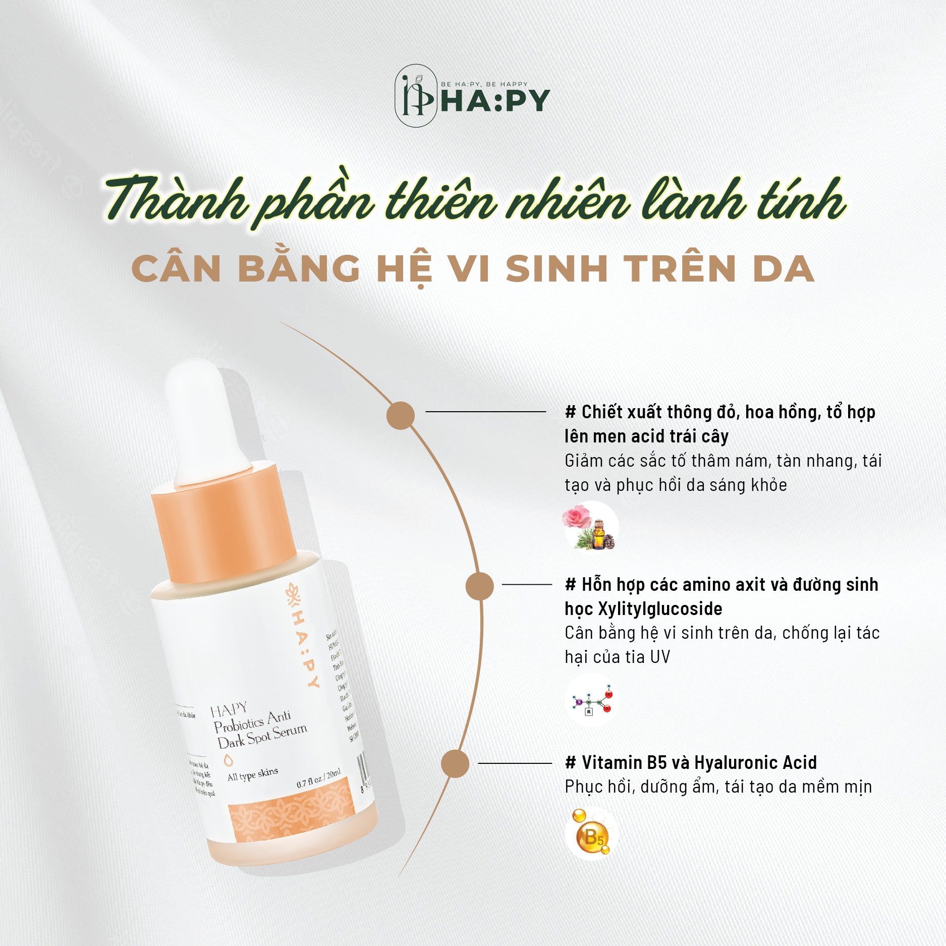 HA:PY PROBIOTICS ANTI DARK SPOT SERUM 20ML