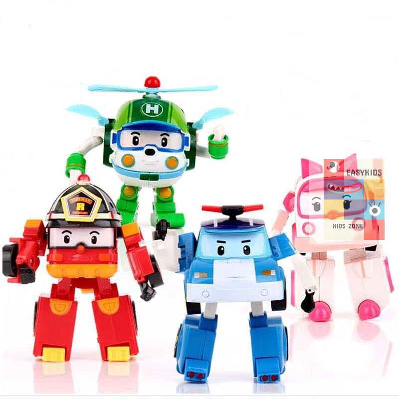 ROBOCAR POLI Robot Biến Hình Máy Bay Cứu Hộ Babe Helly ZR918