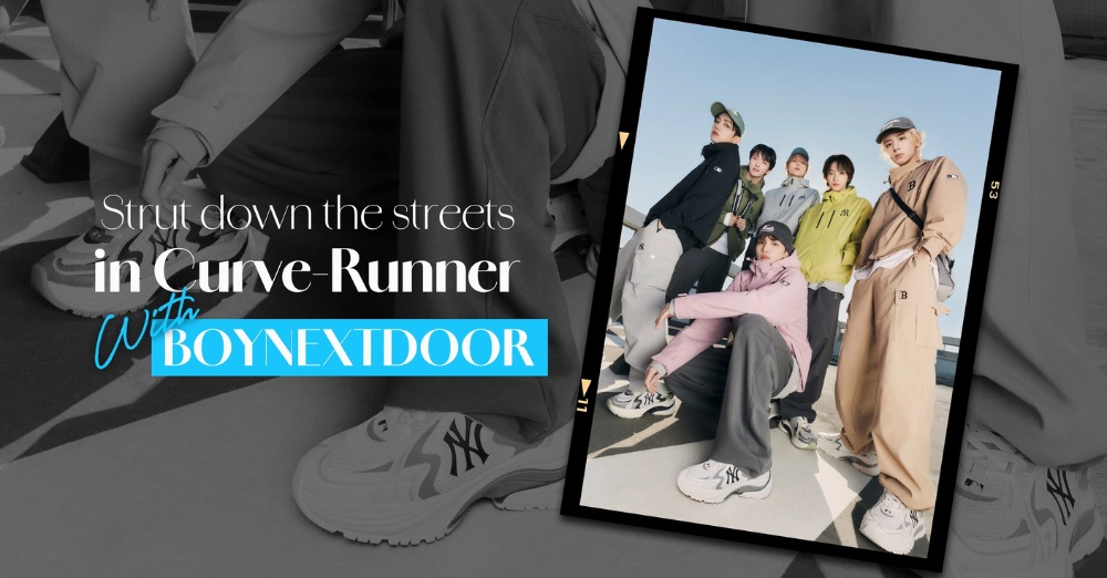 HIP & STYLISH — BoyNextDoor cùng MLB Curve Runner