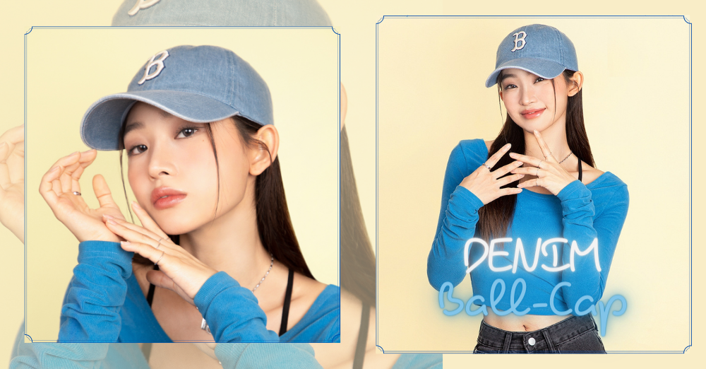 Bộ Đôi Nón Lưỡi Trai MLB Chất Liệu Denim Cao Cấp Và Thời Trang