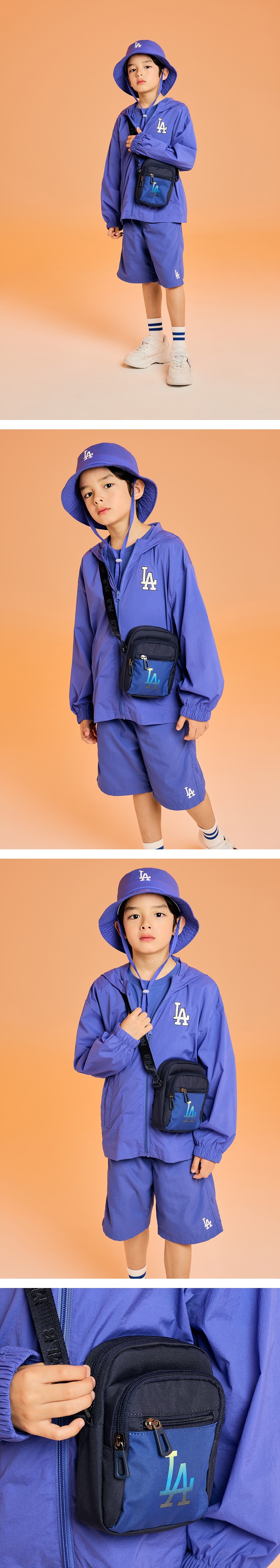 Túi MLB [KIDS] Mega Mini Cross Bag LA Dodgers Navy 7ACRB013N-07NYS