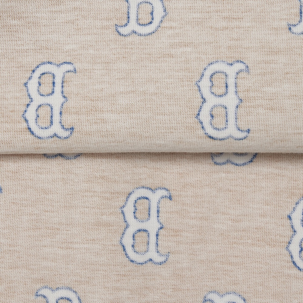 Bấm vào để xem thư viện ảnh Áo Thun MLB Classic Monogram Front Panel Pattern Short Sleeve Boston Red Sox L.Sand