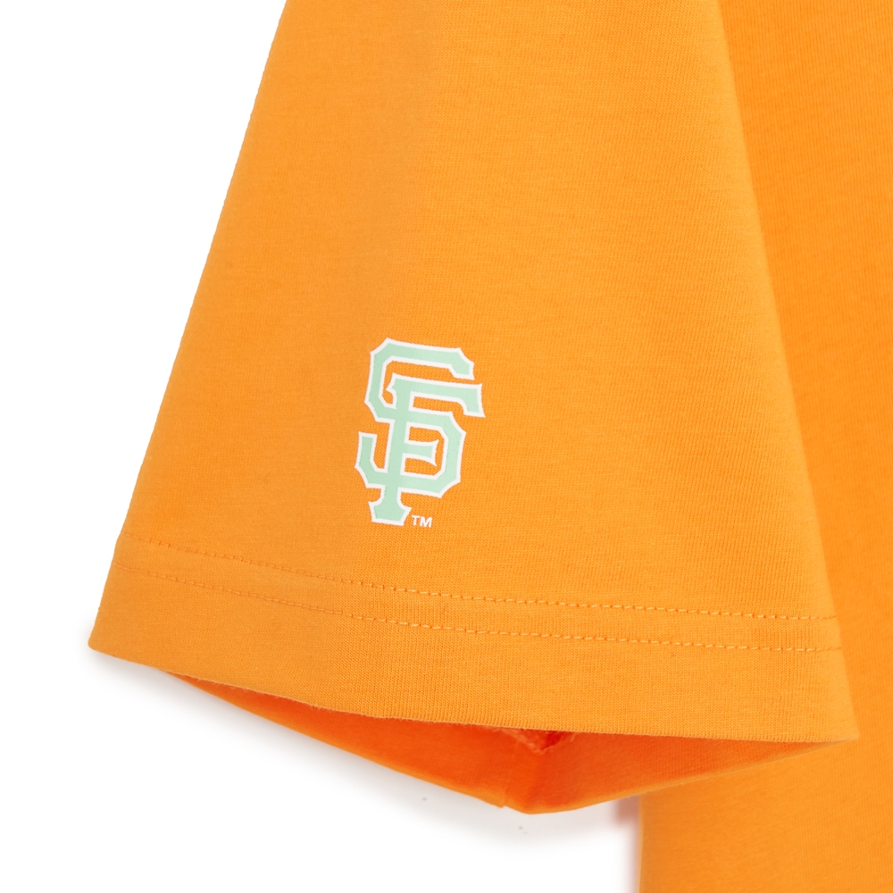 Giày Thể Thao MLB Chunky Liner High San Francisco Giants Orange Màu Trắng