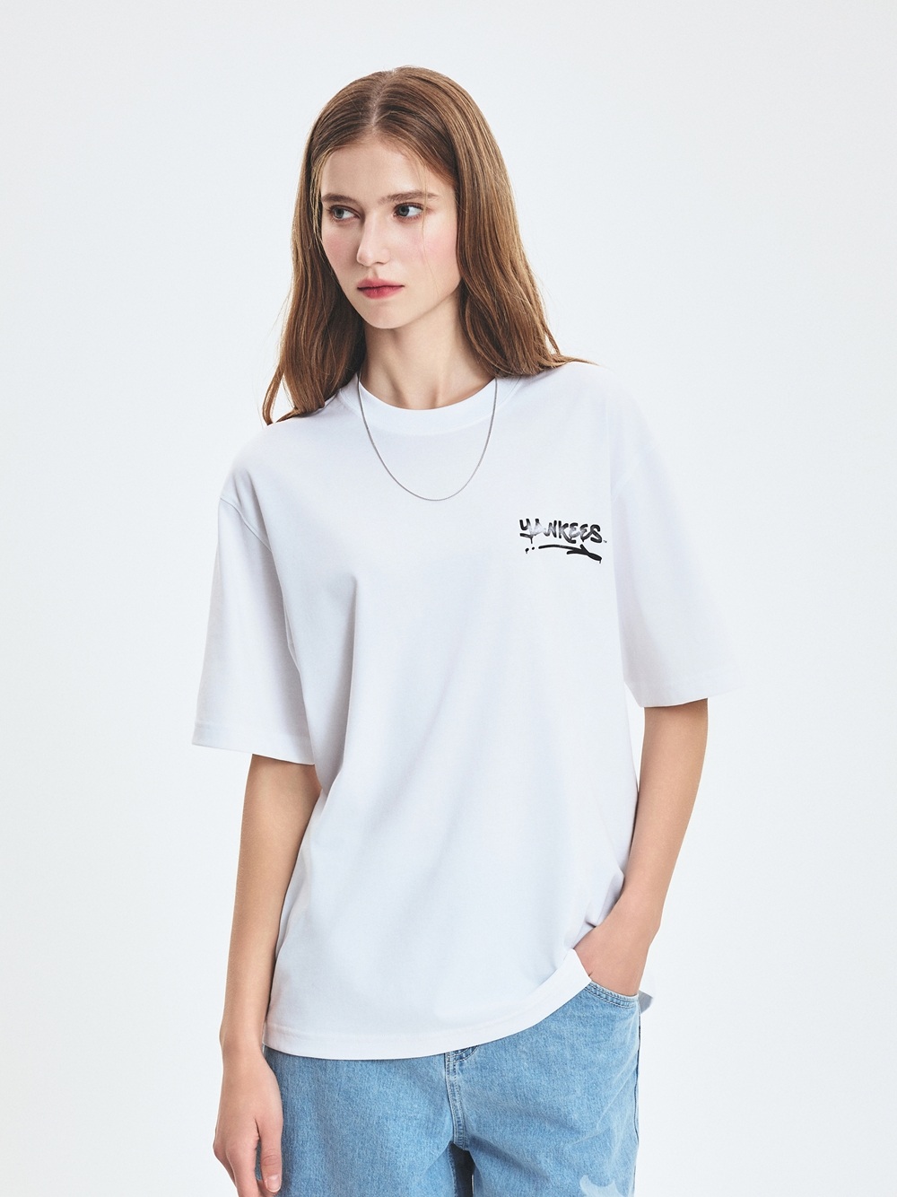 Áo Thun MLB Basic Street Logo Overfit 3ATSB5153 50WHS | MLB