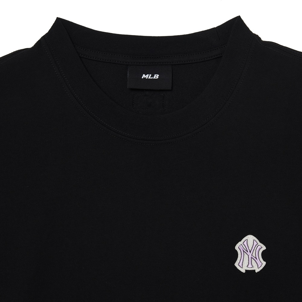 Bấm vào để xem thư viện ảnh Áo Thun MLB Basic Small Logo New York Yankees Black