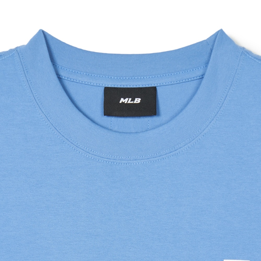 Bấm vào để xem thư viện ảnh Áo Thun MLB Korea Basic Mega Logo LA Dodgers Blue