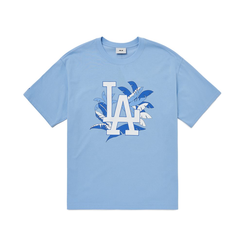 Áo Thun MLB Palm Tree Overfit LA Dodgers L .Blue