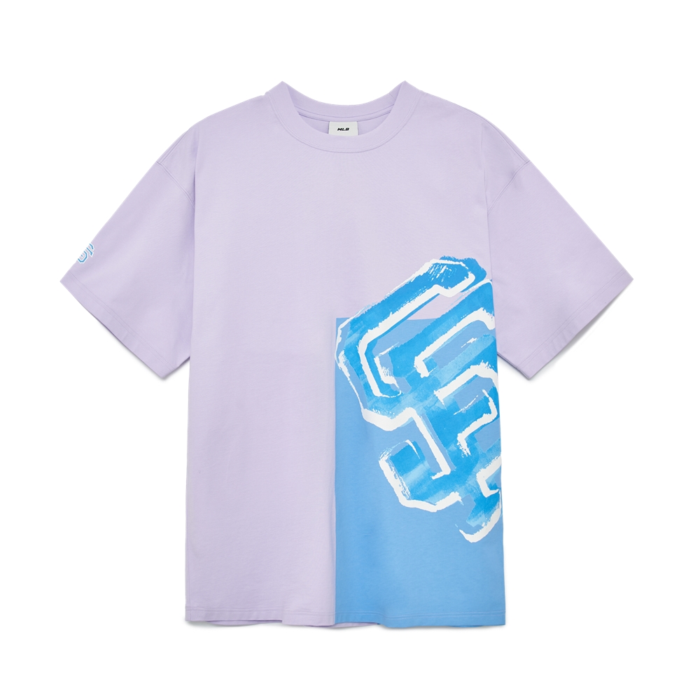 Bấm vào để xem thư viện ảnh Áo thun MLB Pop Art Graphic Mega Overfit Short Sleeve San Francisco L.Lavender