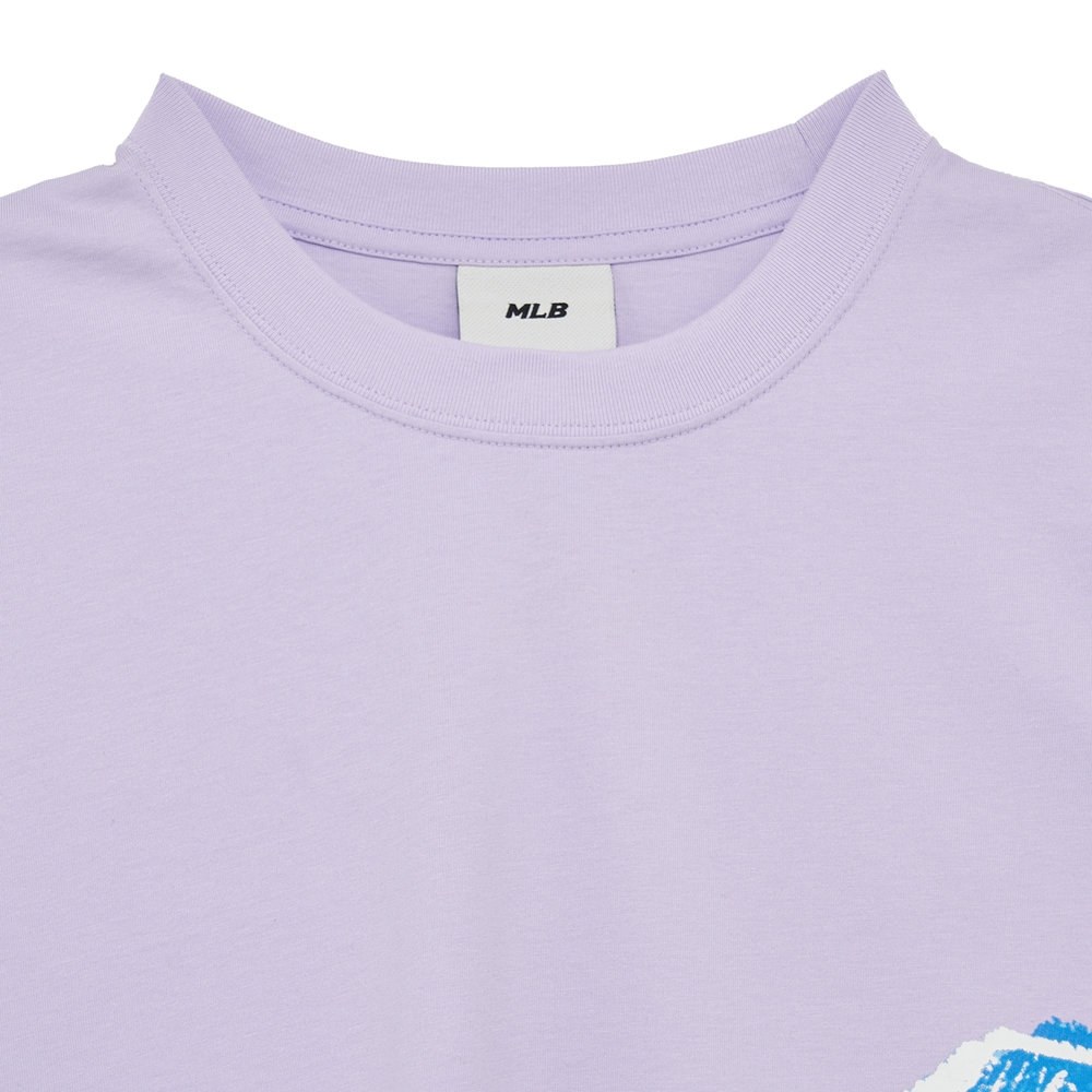 Bấm vào để xem thư viện ảnh Áo thun MLB Pop Art Graphic Mega Overfit Short Sleeve San Francisco L.Lavender