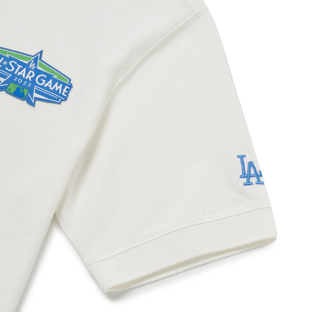 Áo Thun Polo All-Star Game Overfit LA Dodgers Ivory