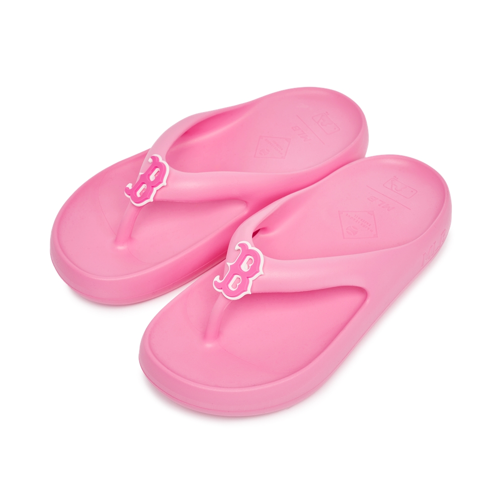 Bấm vào để xem thư viện ảnh Dép MLB Chunky Bouncer Flip Flops Boston Red Sox Pink