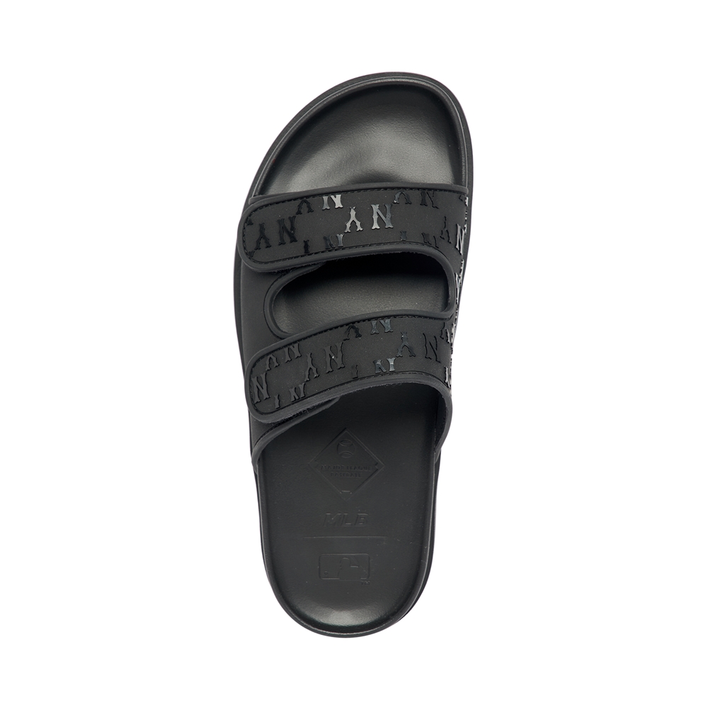 Bấm vào để xem thư viện ảnh Dép MLB Chunky Bouncer Two Strap New York Yankees Black