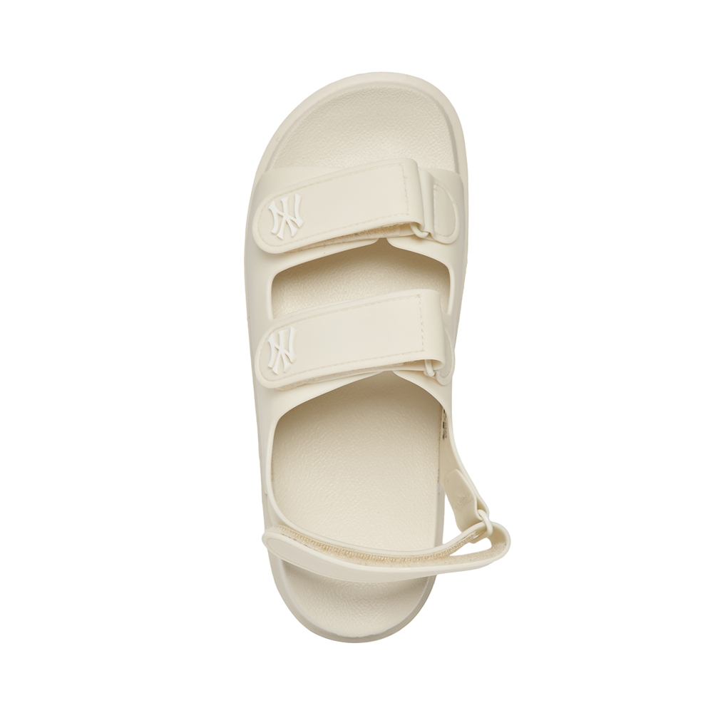 Bấm vào để xem thư viện ảnh Sandals MLB Chunky New York Yankees Cream