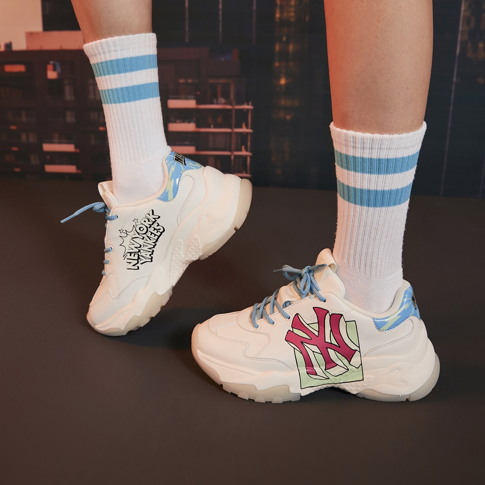 MLB Vietnam Giày MLB BigBall Chunky Like Cartoon NY 3ASHCLC2N50IVS