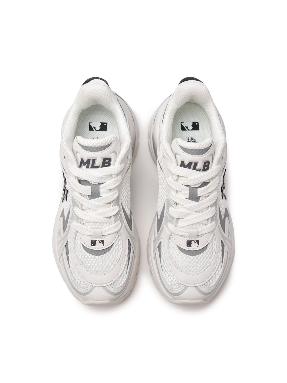 Bấm vào để xem thư viện ảnh Giày MLB Korea Curve Runner New York Yankees White