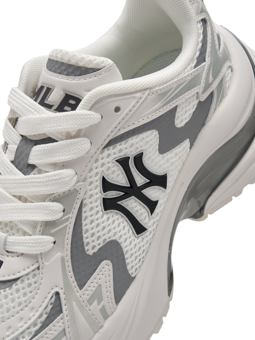 Bấm vào để xem thư viện ảnh Giày MLB Korea Curve Runner New York Yankees White