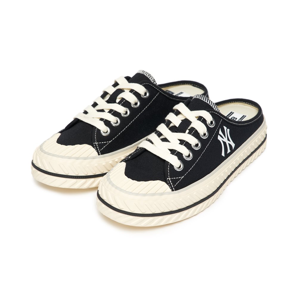 Bấm vào để xem thư viện ảnh Giày MLB Mule Playball Origin New York Yankees Black