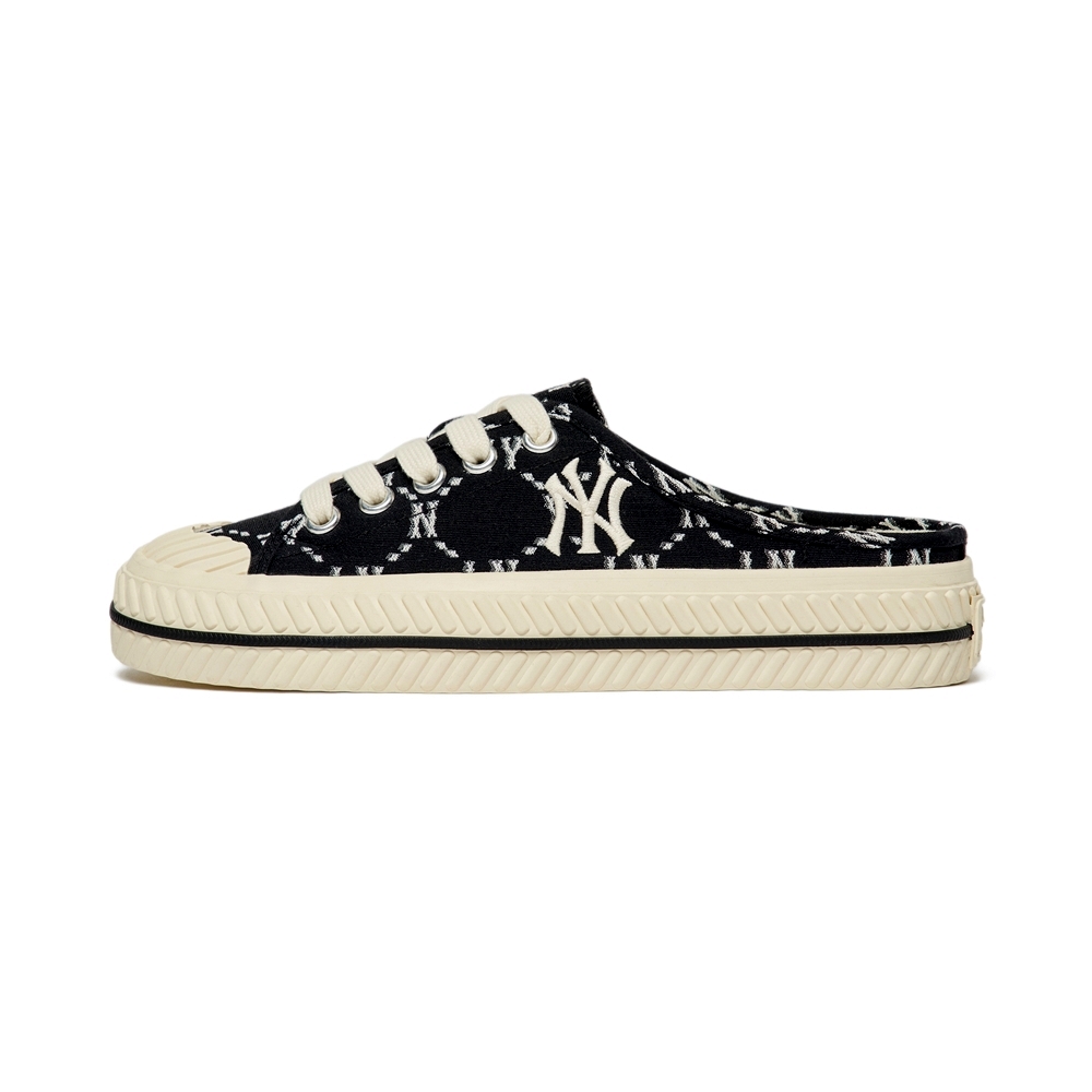 Bấm vào để xem thư viện ảnh Giày MLB Mule Playball Dia Monogram New York Yankees Black