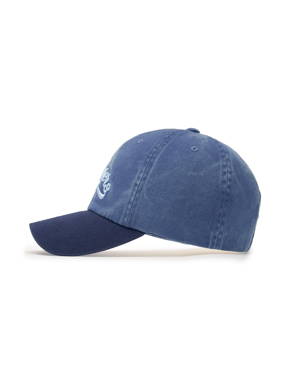Nón MLB Korea Varsity Vintage Culsive Color Block Unstructured Ball Cap LA Dodgers Indigo