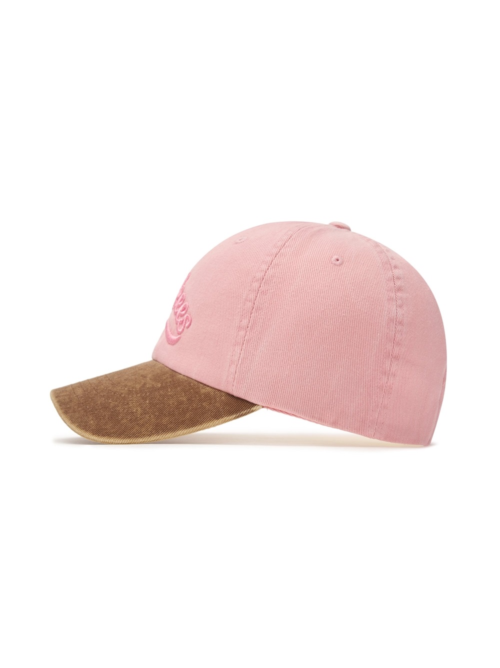 Nón MLB Korea Varsity Vintage Culsive Color Block Unstructured Ball Cap New York Yankees Pink