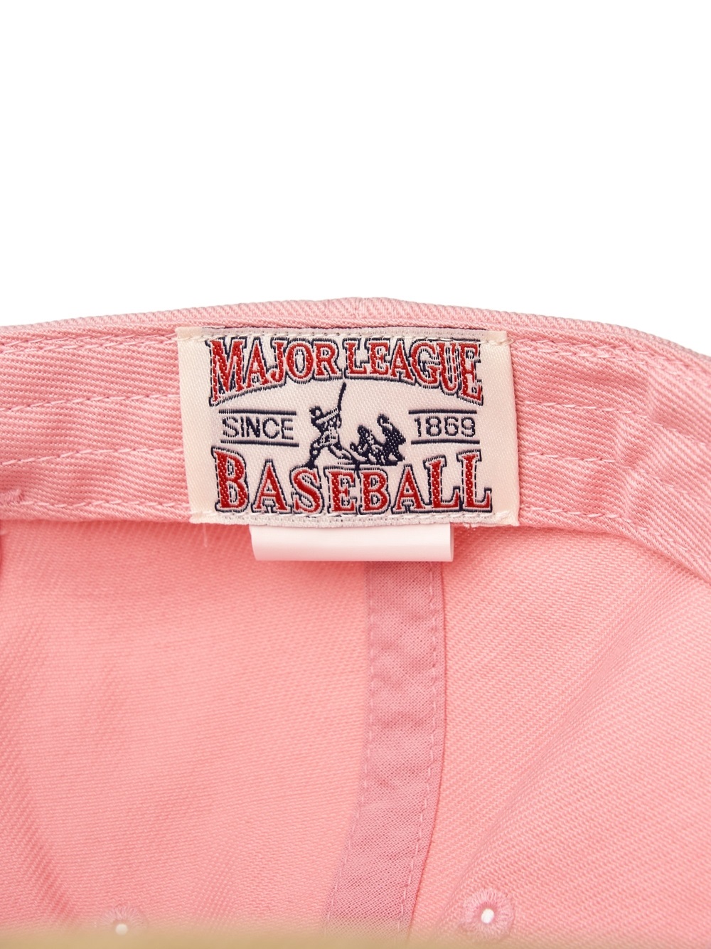 Nón MLB Korea Varsity Vintage Culsive Color Block Unstructured Ball Cap New York Yankees Pink