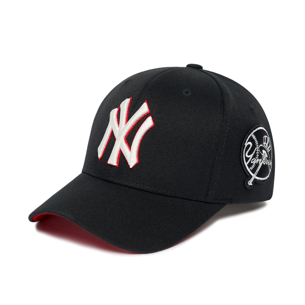 Nón MLB Circle Stamp Bal Cap New York Yankees Black