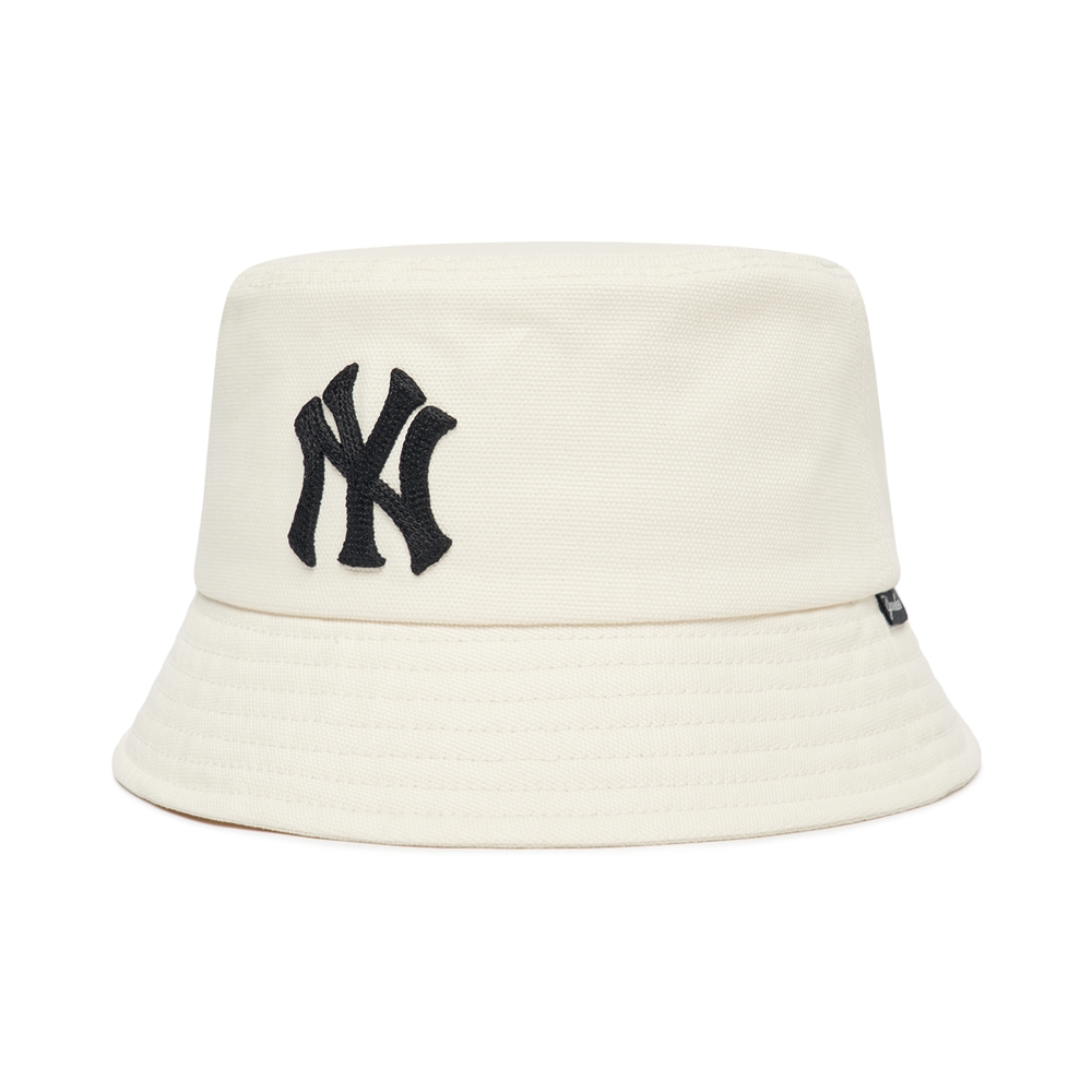 Nón MLB Oxford Bucket Hat New York Yankees Cream