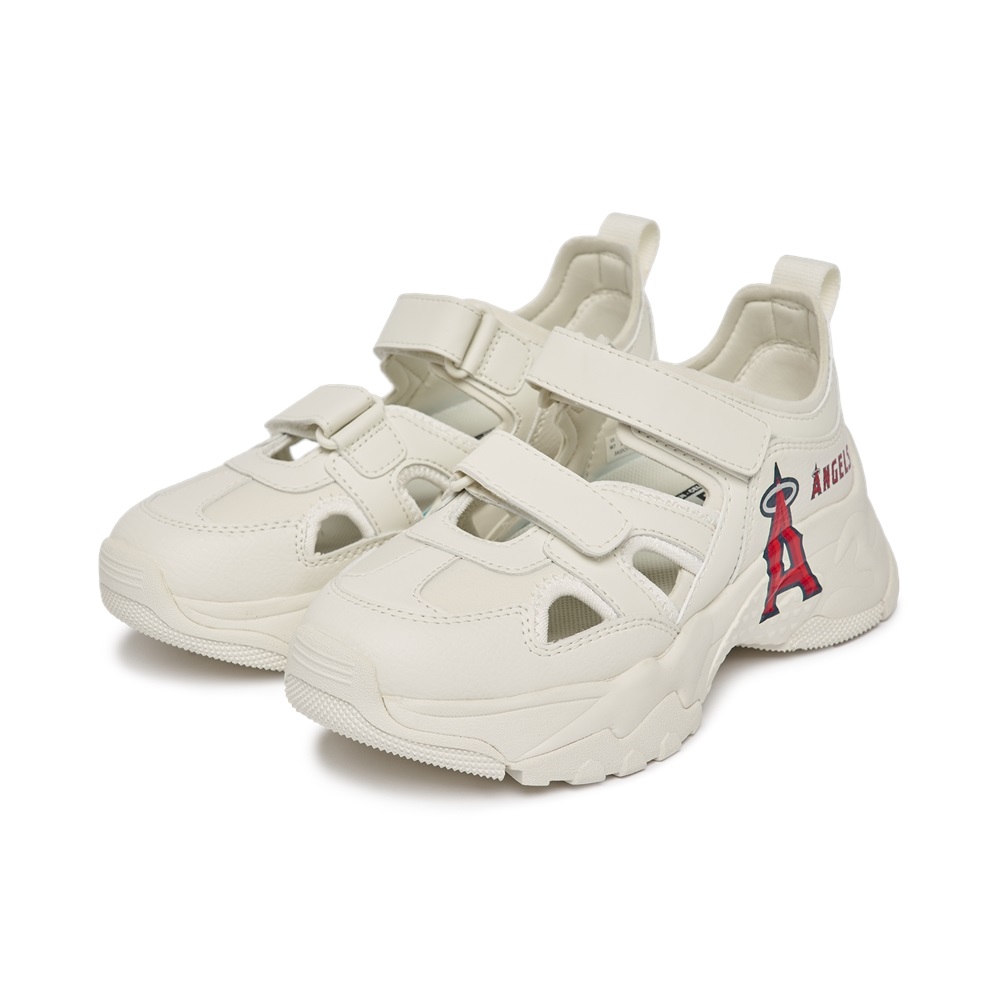 Bấm vào để xem thư viện ảnh Sandals MLB Big Ball Chunky Mask LA Angels Ivory
