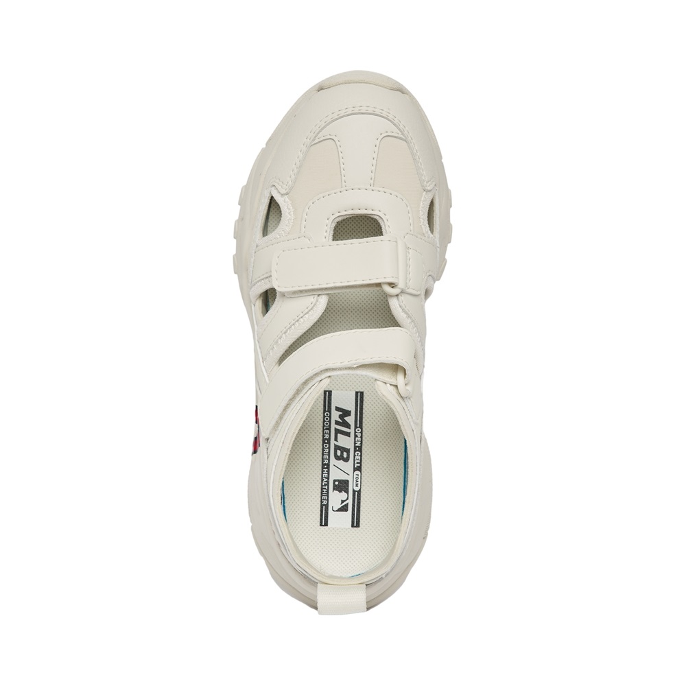 Bấm vào để xem thư viện ảnh Sandals MLB Big Ball Chunky Mask LA Angels Ivory