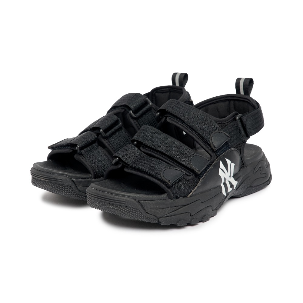 Bấm vào để xem thư viện ảnh Sandals MLB Chunky Triple New York Yankees Black