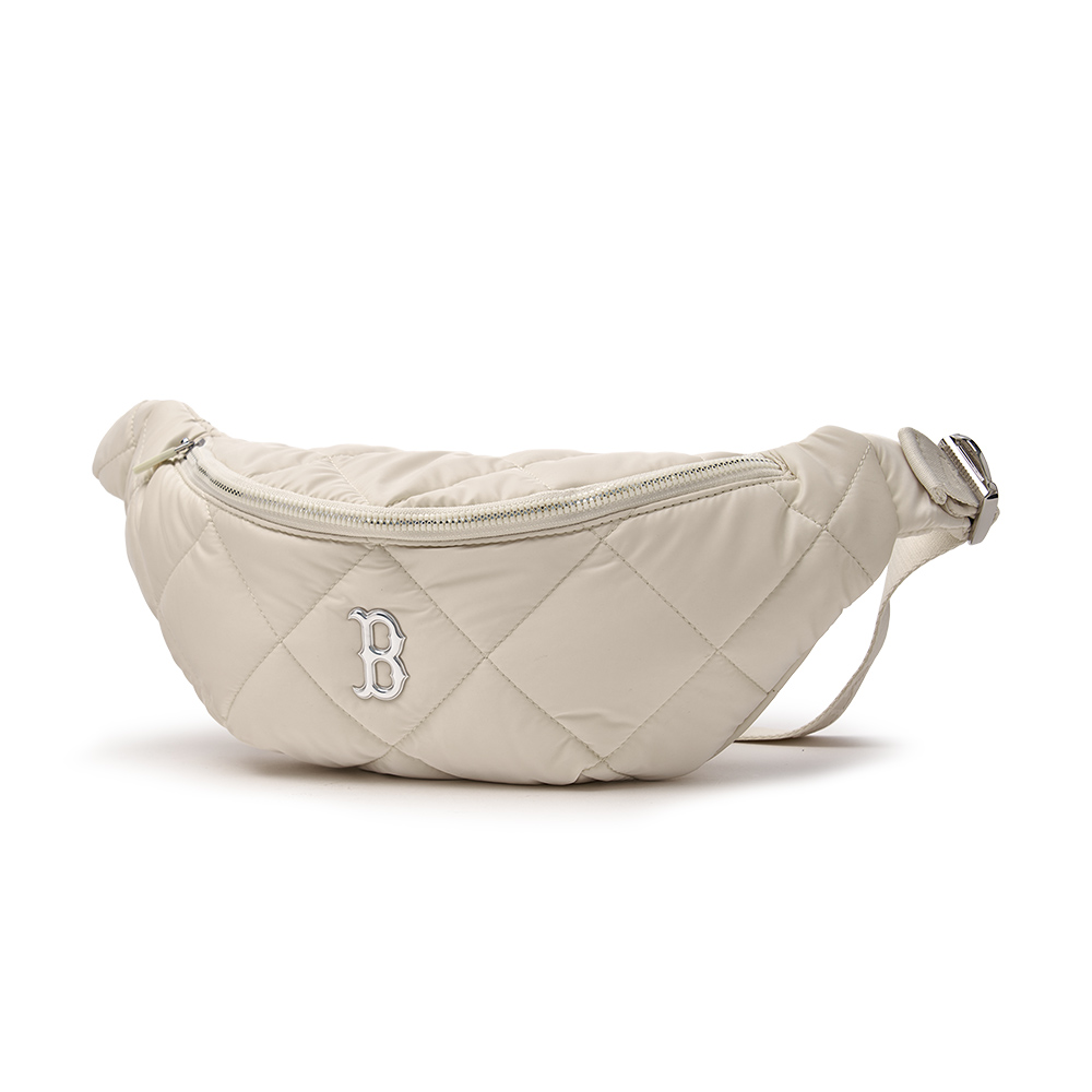★MLB Korea★ Curve padded hip sack BOS DCream 3AHSM064N-43C Túi MLB Curve Padded Hip Sack B Cream 3AHSM064N-43CRD | MLB