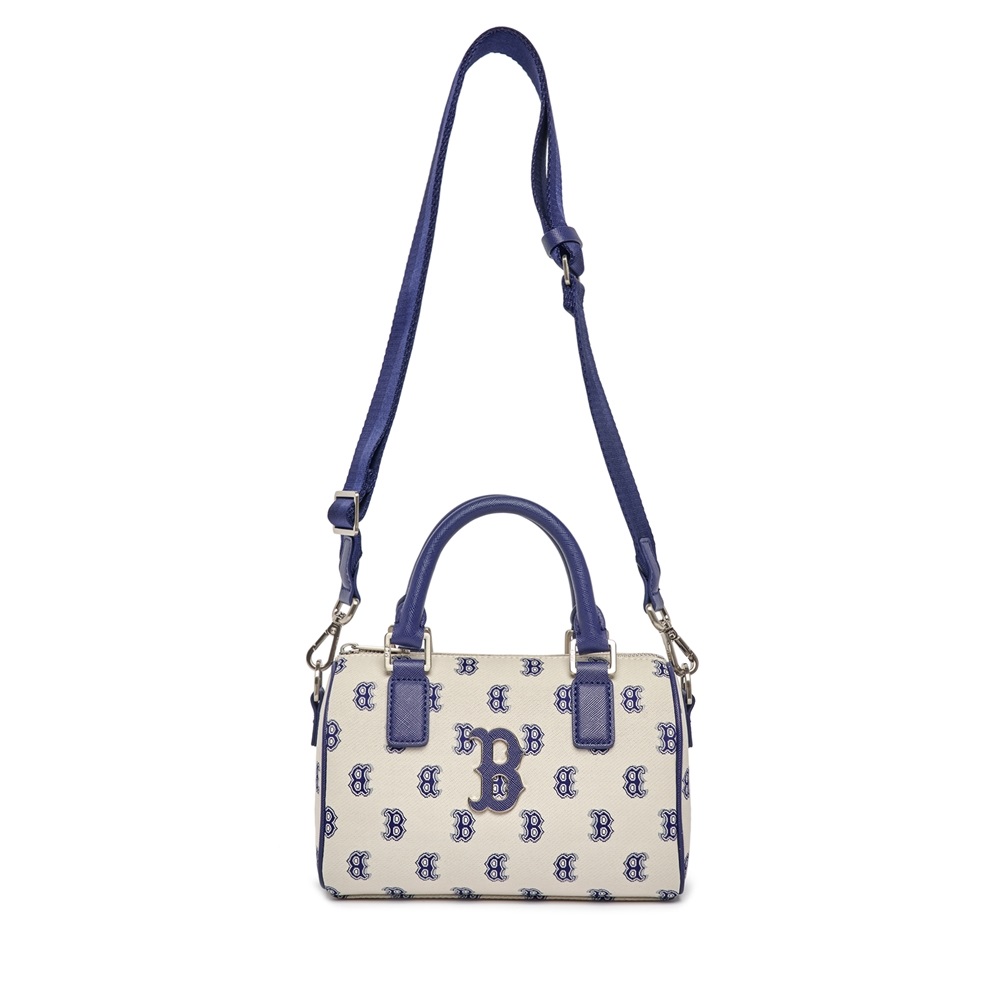 MLB Monogram DIA Jacquard Bucket Bag Boston Red Sox D.Beige