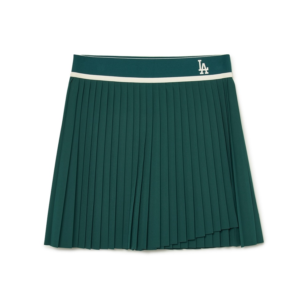 Chân Váy Xếp Ly MLB NY Basic Pleats Skirt New York Yankees 3FSKB0324-50CRS  Màu Trắng Kem