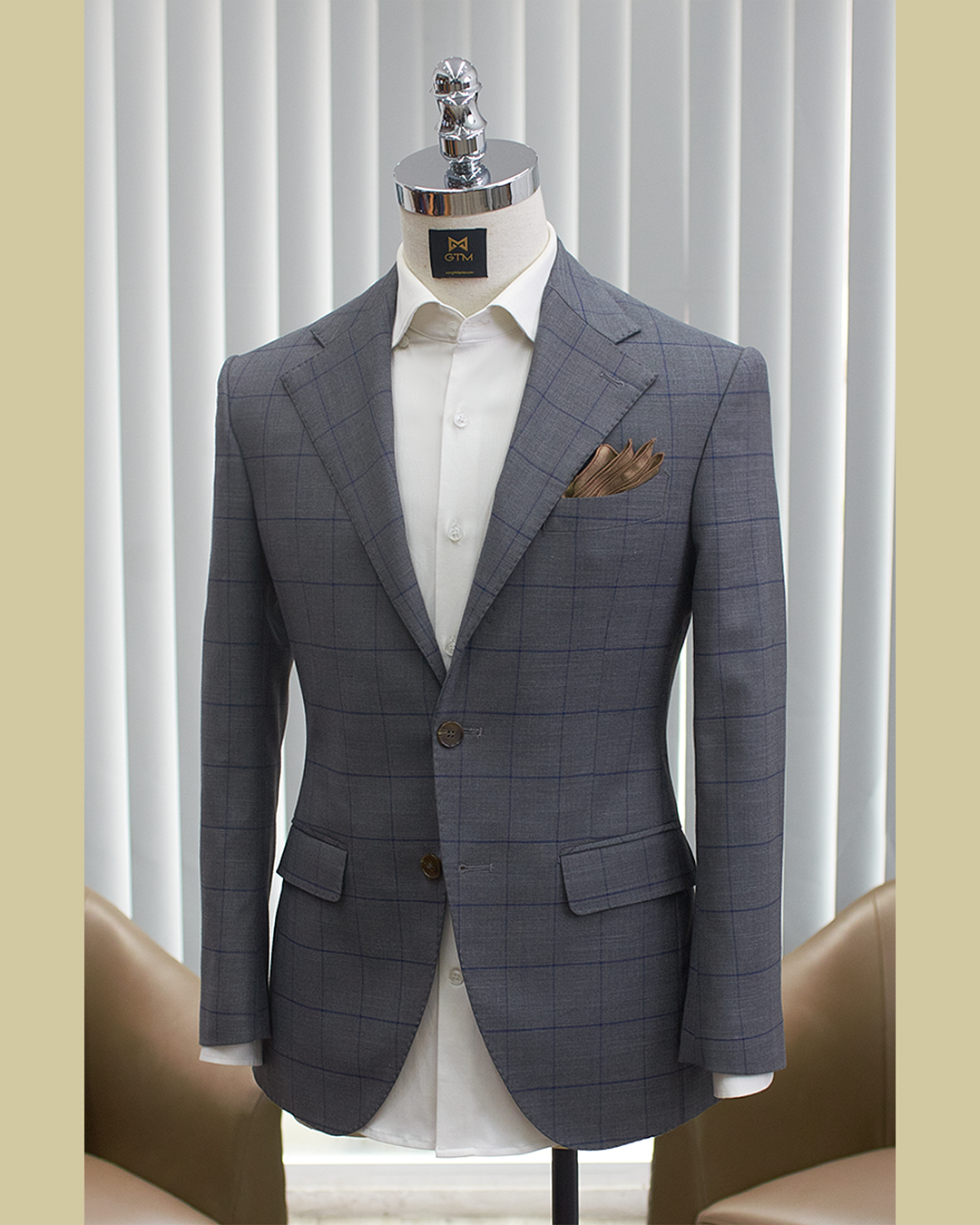 May Đo | Áo Blazer Caro Ghi