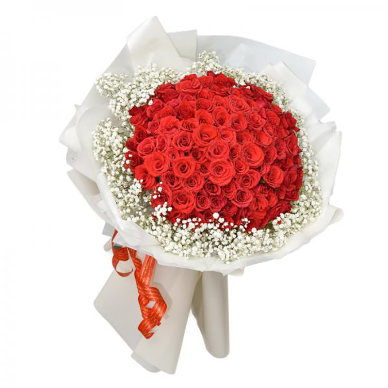 Bó Hoa Hồng Đỏ 50 Bông