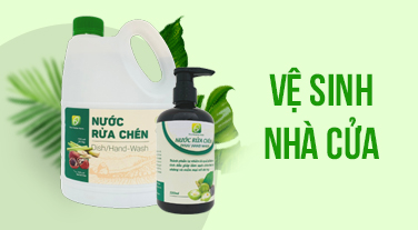 Vệ sinh nhà cửa bằng sản phẩm thiên nhiên