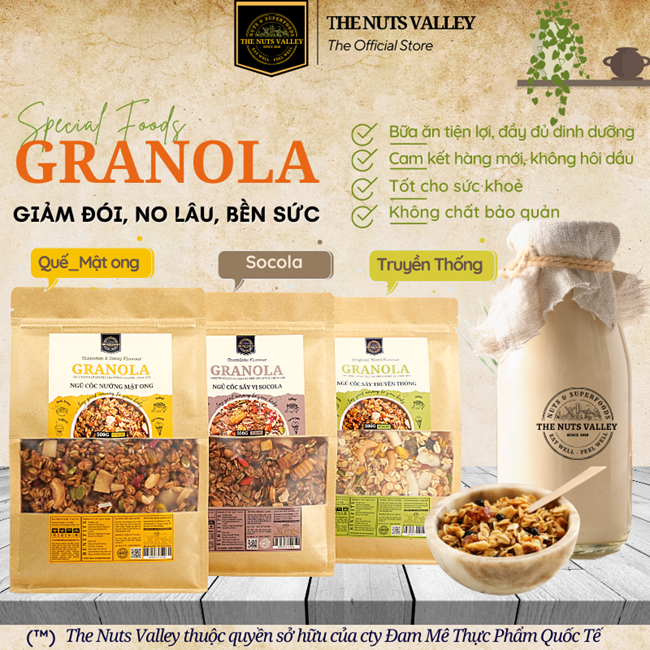 Ngũ cốc Granola - The Nuts Valley