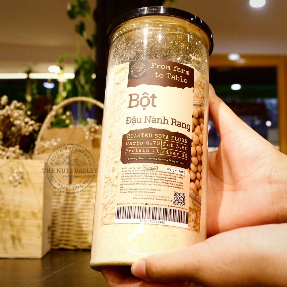 Bột Đậu Nành Rang - Hạt Đậu Nành Tươi - SOY BEAN The Nuts Valley