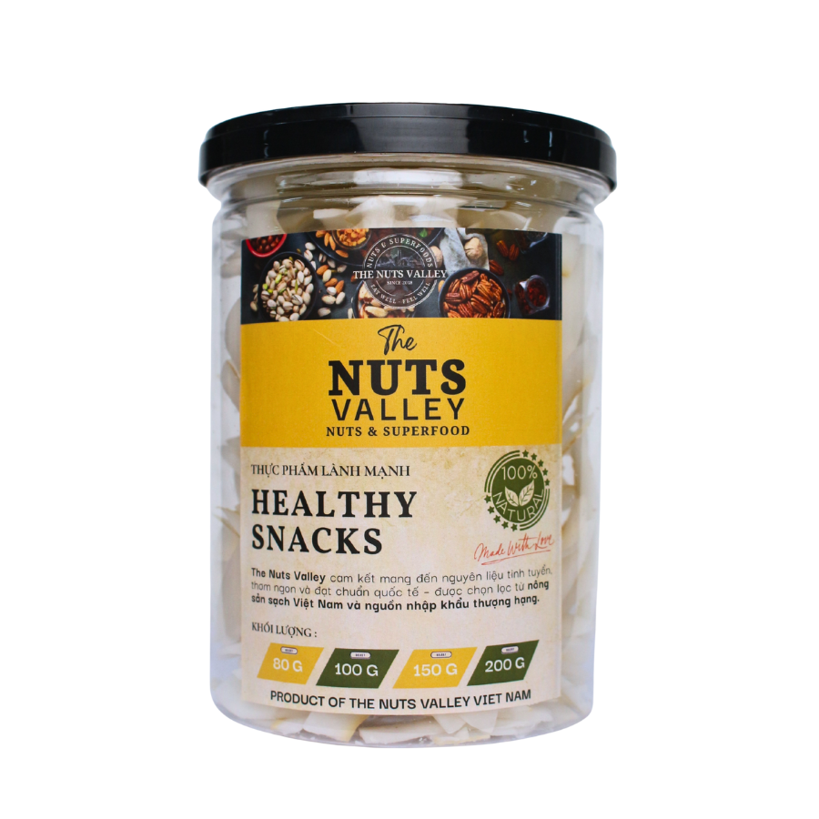 Dừa Sấy - COCONUT CHIP Keto, thuần chay