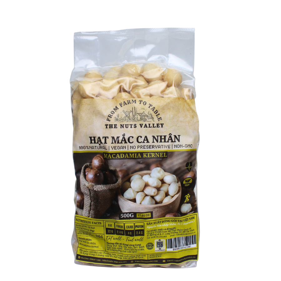 Hạt mắc ca - MACADAMIA The Nuts Valley