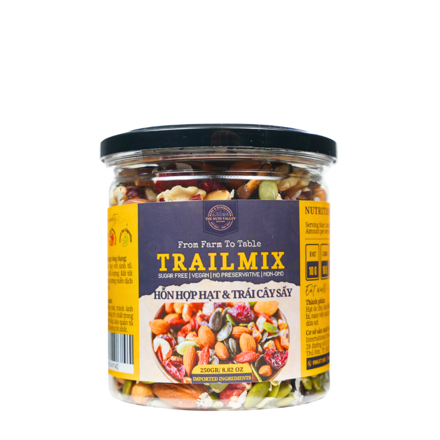 Hỗn hợp hạt & trái cây sấy - TRAILMIX